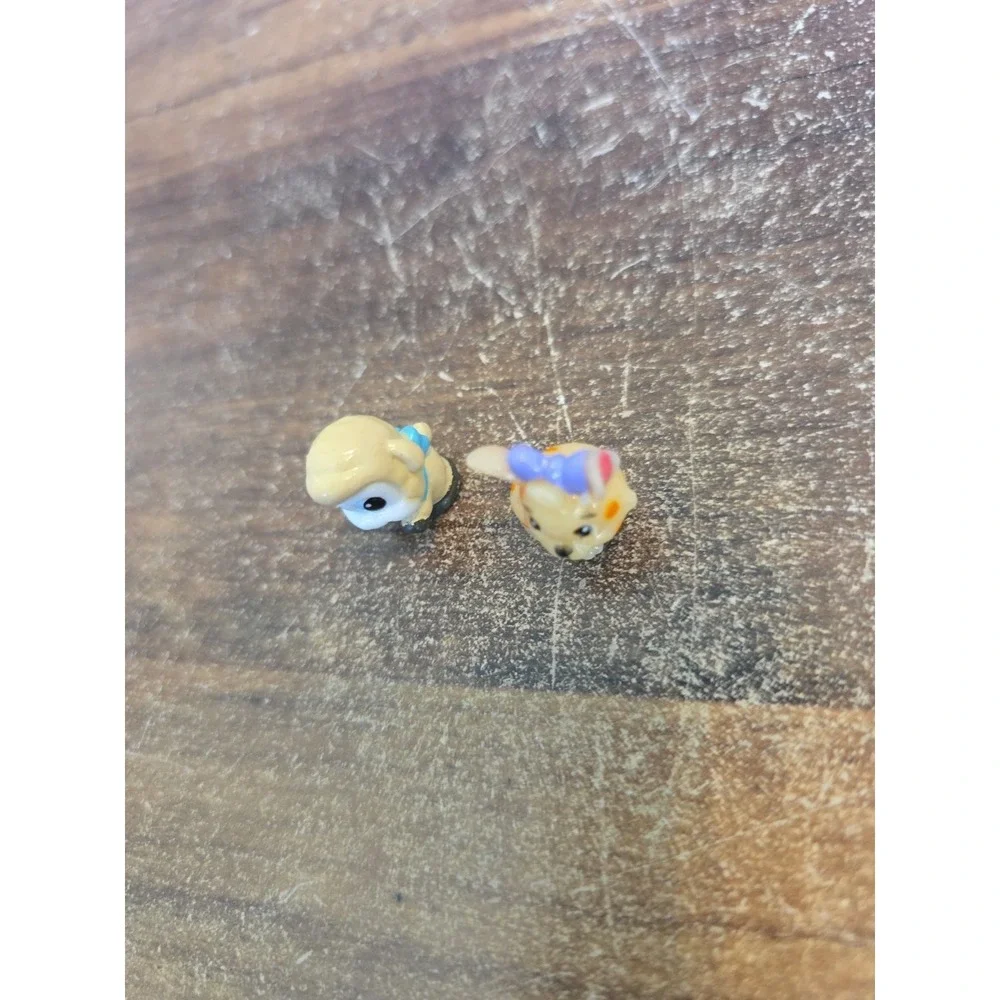 Squinkies Originals Wave 1 Cute Yellow Spotted Bunny Purple Bow‎ Sheep Blue Bow